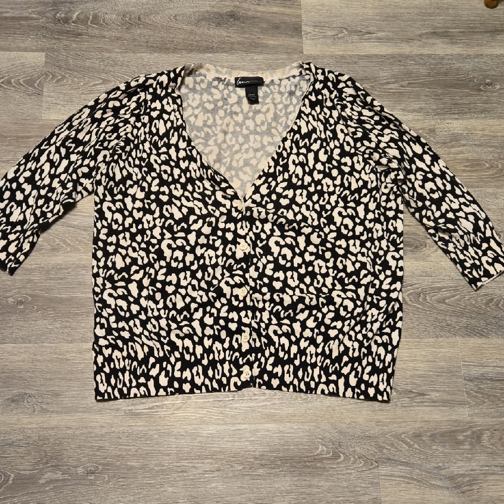 Lane BRYSNT 22/24 Snow leopard Cardigan